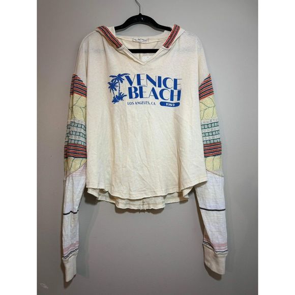 Free People We The Free All Summer Long Hoodie Size S - Picture 2 of 4